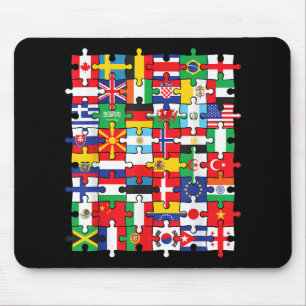 Flags of Countries of the World international flag Mouse Pad