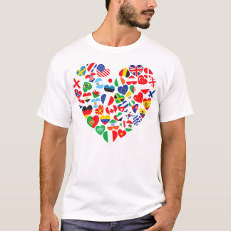Flags of Countries of the World international flag T-Shirt