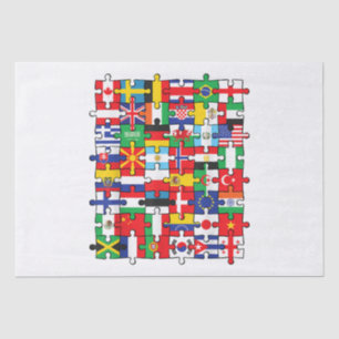 Flags of Countries of the World international flag Tissue Paper