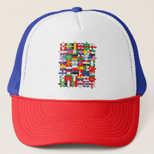 Flags of Countries of the World international flag Trucker Hat