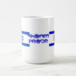 Flags of Israel and Jerusalem Coffee Mug