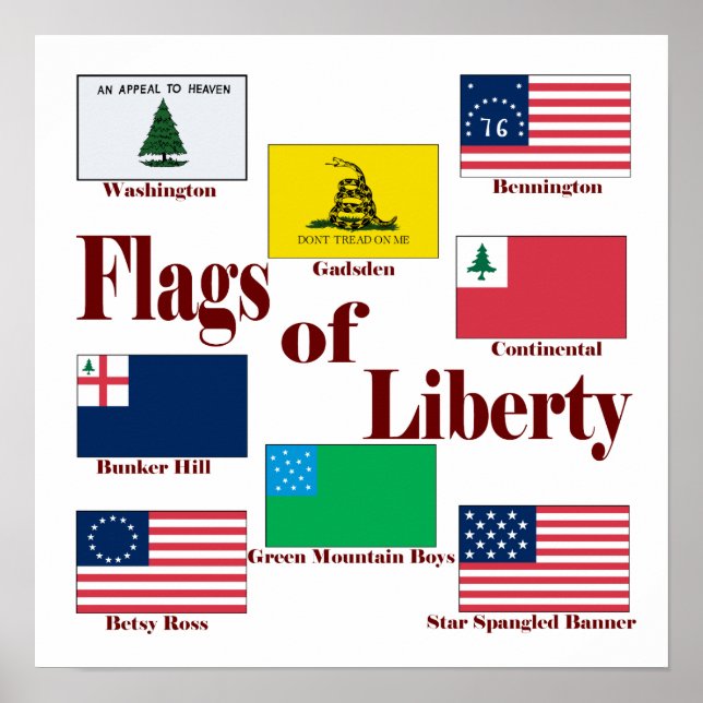 Flags of Liberty Poster (Front)
