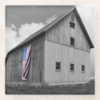 Flags of Our Farmers - Barn with American Flag