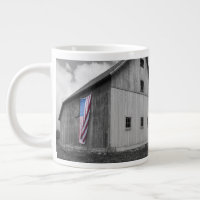 Flags of Our Farmers - Barn with American Flag