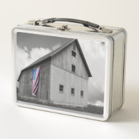 Flags of Our Farmers - Barn with American Flag