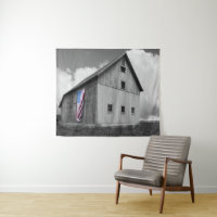Flags of Our Farmers - Barn with American Flag