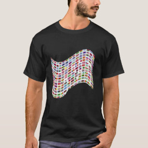 Flags of the Countries of the World 287 Flag Inter T-Shirt