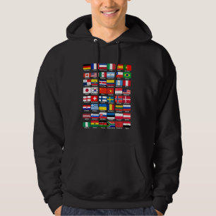 Flags Of The Countries Of The World - Internationa Hoodie
