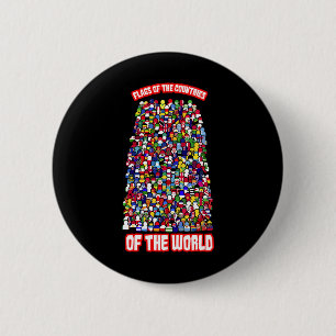 Flags Of The Countries Of The World International 6 Cm Round Badge