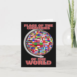 Flags Of The Countries Of The World International  Card