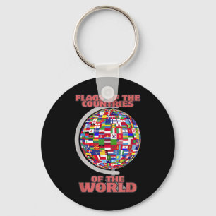 Flags Of The Countries Of The World International Key Ring
