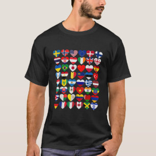Flags Of The Countries Of The World,International T-Shirt