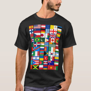 Flags of the Countries of the World International  T-Shirt