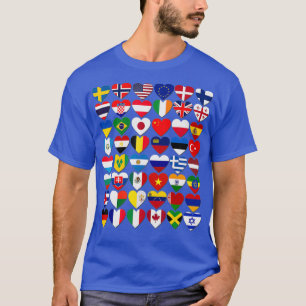 Flags of the Countries of the WorldInternational T-Shirt