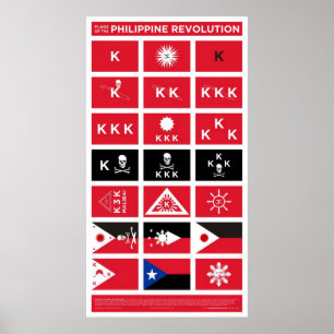 Flags of the Philippine Revolution - Medium Poster