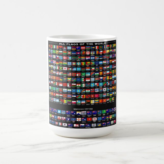 Flags of the World – 195 Nations Collection Coffee Mug (Center)