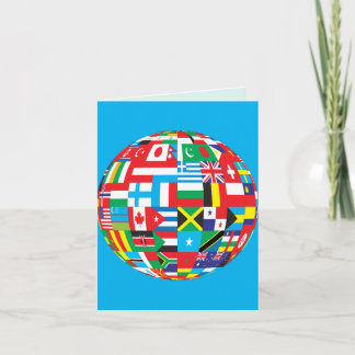 FLAGS OF THE WORLD CARD