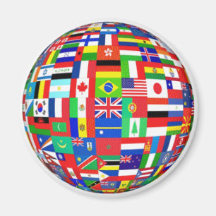 Flags of the World Magnet