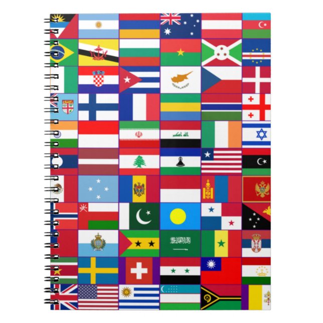 Flags of the world notebook (Front)
