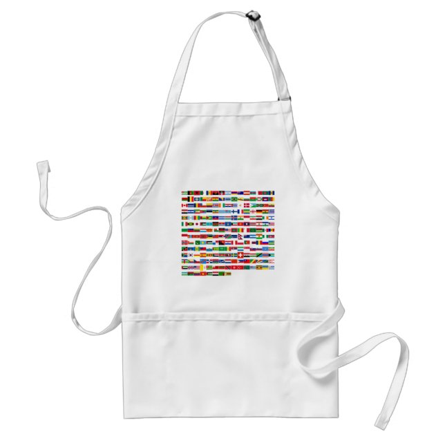 Flags of the world standard apron (Front)