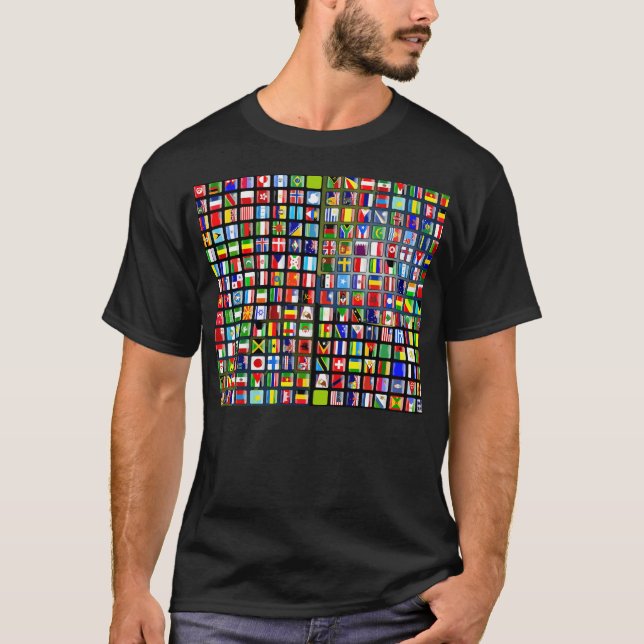 Flags Of The World T-Shirt (Front)