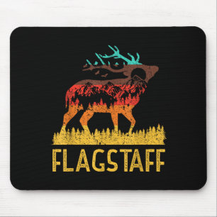 Flagstaff - love nature vintage hiking 70s 80s mouse pad