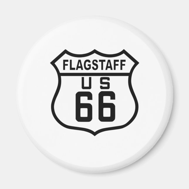 Flagstaff Route 66 Magnet (Front)