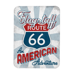 Flagstaff Route 66 Vintage America Arizona Magnet