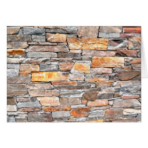 Flagstone natural tone stone pattern bricks