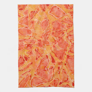 Flagstone Orange Tea Towel