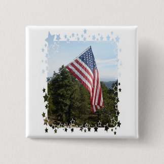 Flagwstars 15 Cm Square Badge