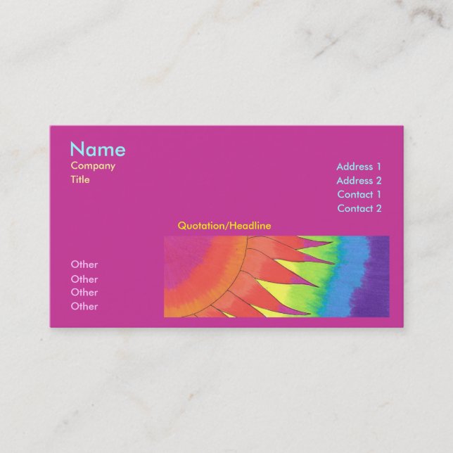 Flair Business Card (Front)