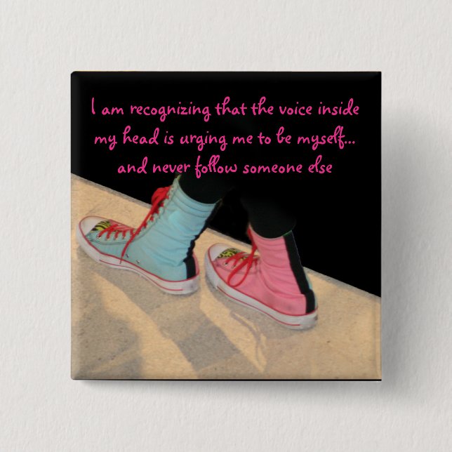 Flair for Her 15 Cm Square Badge (Front)