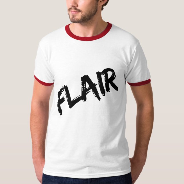 FLAIR Printed Man's Basic Ring T-Shirt (Front)