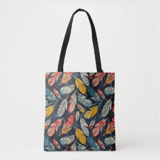 Flair with Feathers Tote Bag