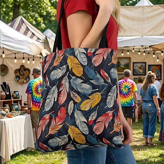Flair with Feathers Tote Bag (Creator Uploaded)