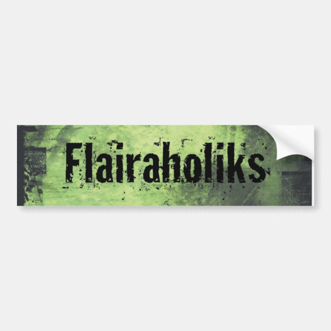 Flairaholiks Bumper Sticker (Front)