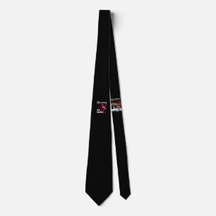 Flamazing Flamingo ER Nurse Emergency Nurse Gift Tie