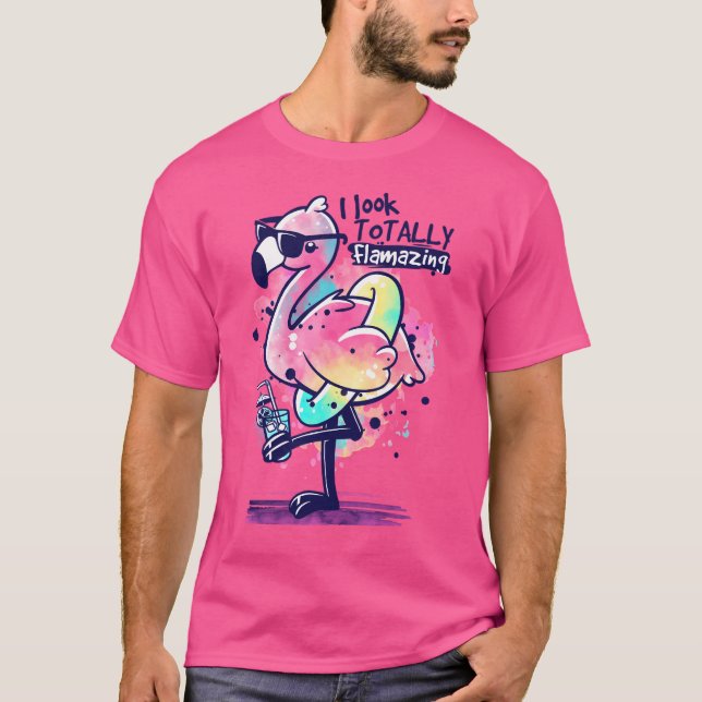Flamazing Flamingo T-Shirt (Front)