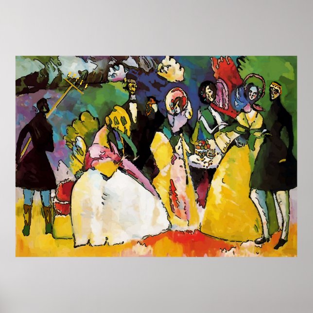 Flambeau at Mardi Gras Party Poster (Front)