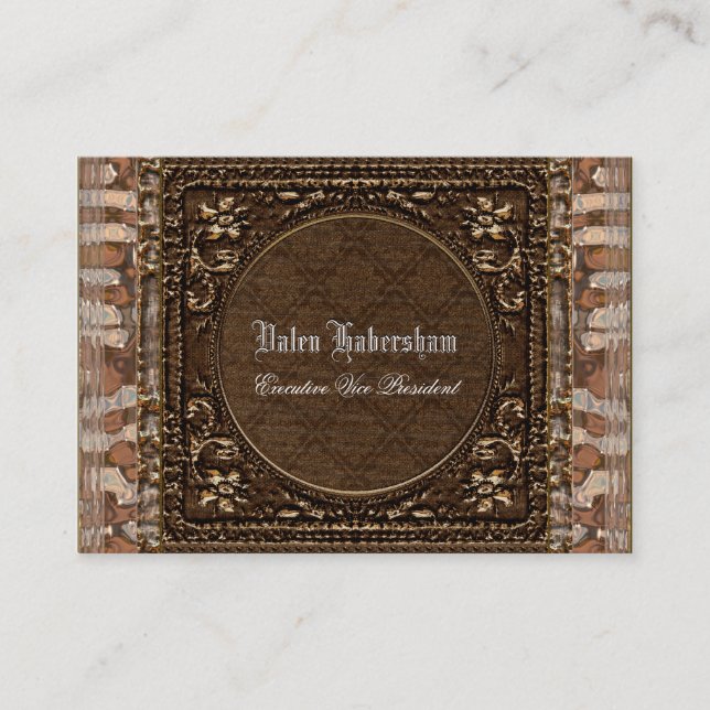 Flambeau Victorian  Customisable Business Card (Front)
