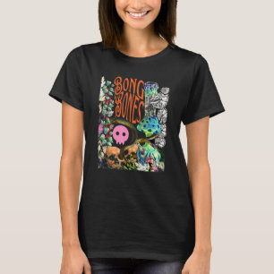 Flamboyant Apparel Bong Skulls Snake Floral Illust T-Shirt