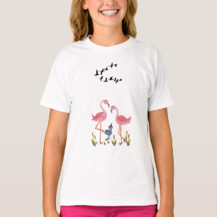 Flamboyant Flamingo Fantasy: Bird-Inspired T-Shirt