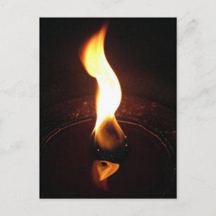 flame alive postcard
