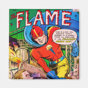 Flame comics magnet