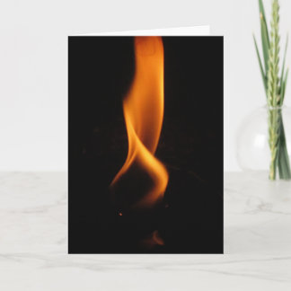 flame dancing card