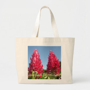 Flame Flowers tote