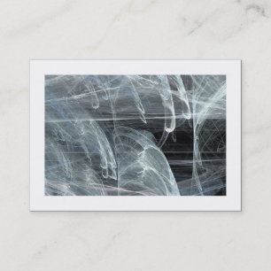 Flame Fractal 05 (bordered) Business Card
