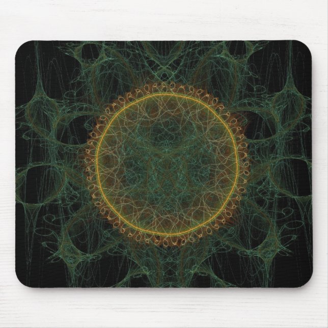 Flame Fractal Mousepad (Front)
