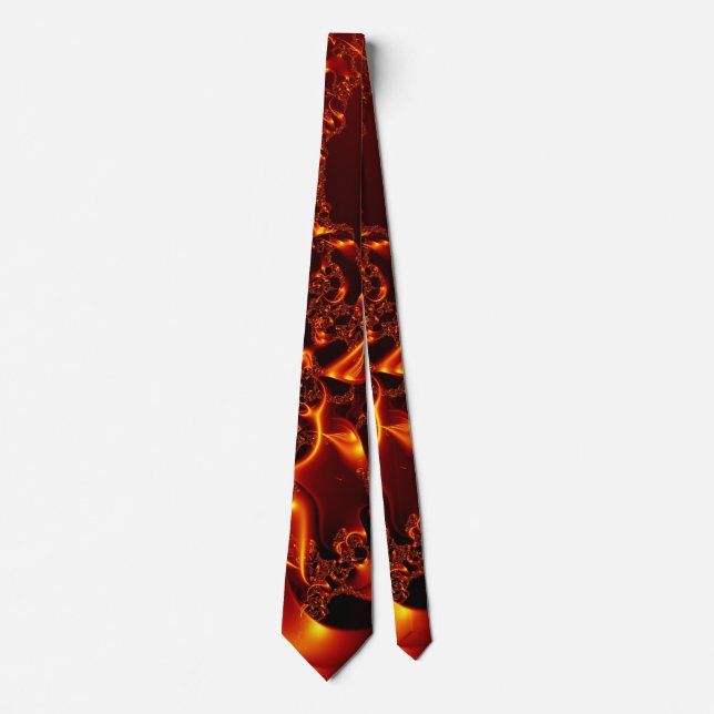 Flame fractal tie (Front)